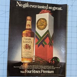 Vintage Print Ad 1971 Four Roses Whiskey